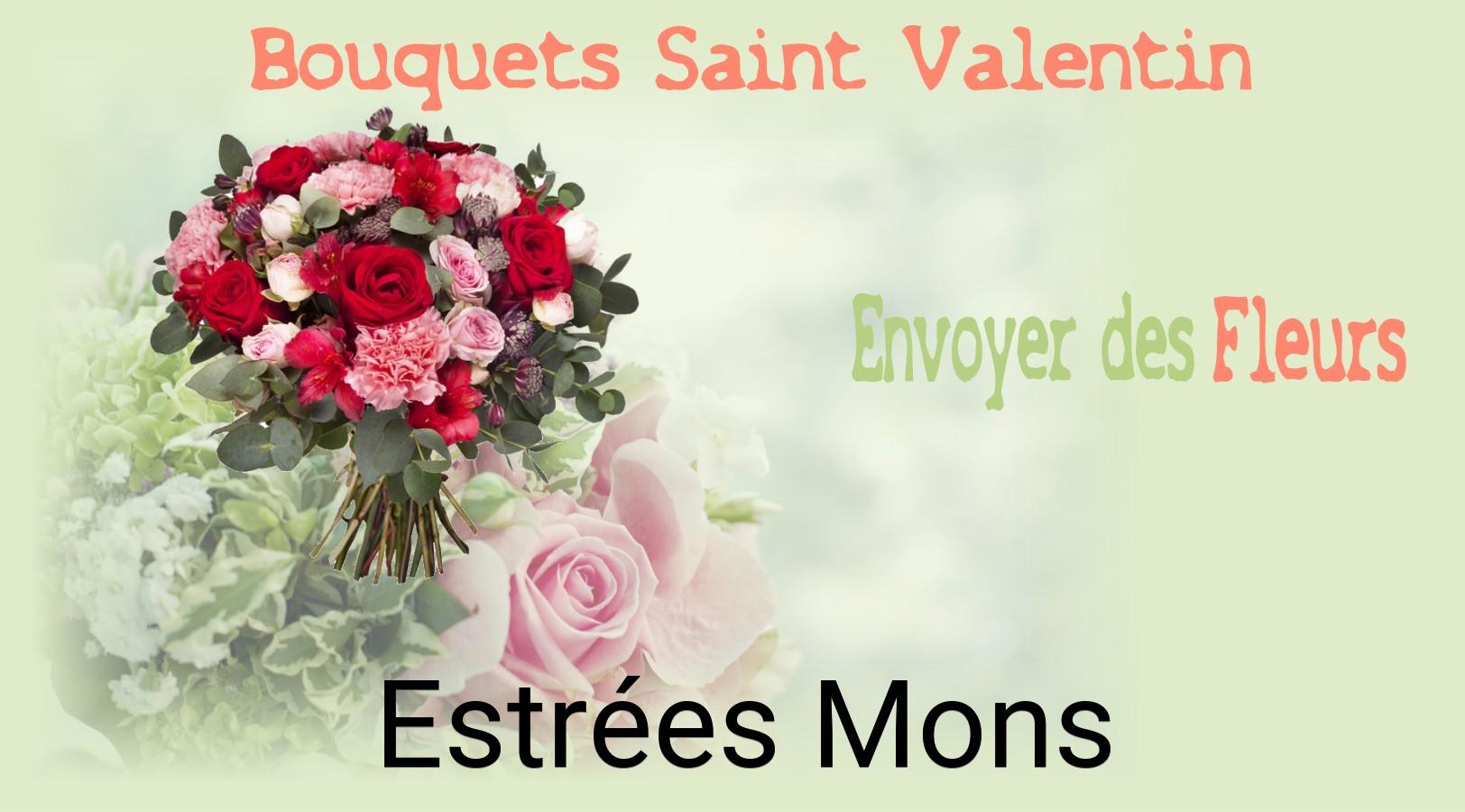 Roses de Saint-Valentin livrées à Estrées-Mons